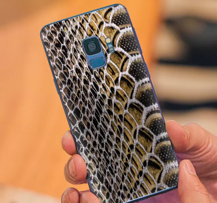 Snakeskin samsung telefonní nálepka - TenStickers