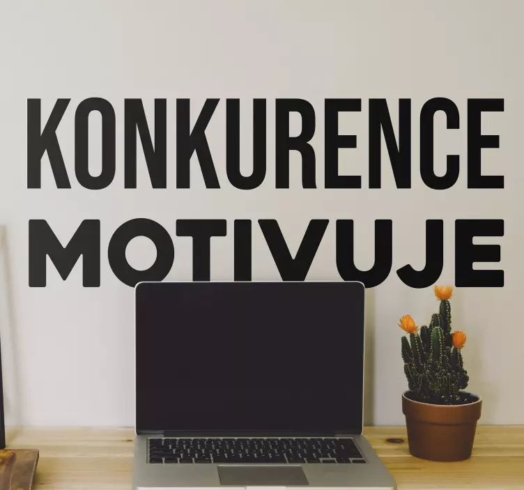 Soutěžní motivační inspirativní obtisk - TenStickers