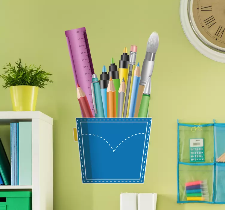 Stacionární nálepka na zeď - TenStickers