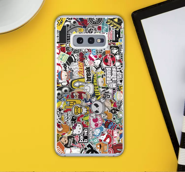 Stickerbomb (samsung) stikcer - TenStickers