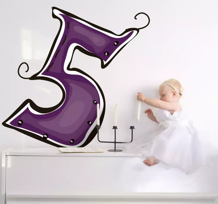 štítek číslo 5 - TenStickers