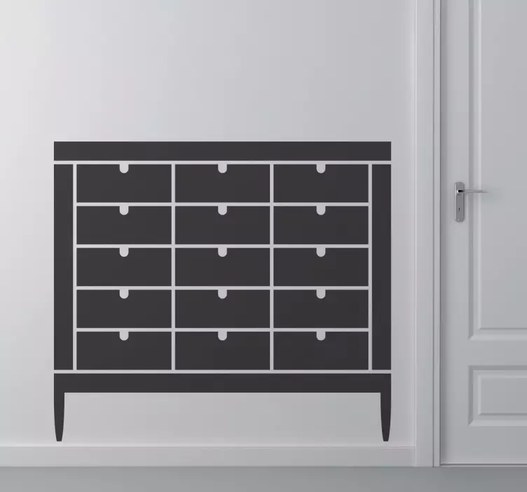 štítek kancelářské kartotéky - TenStickers