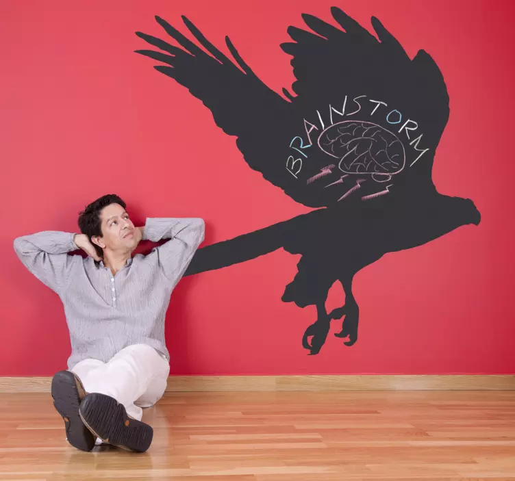 štítek siluety orel silueta - TenStickers