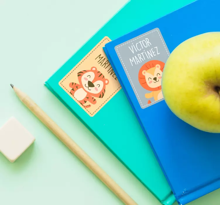 štítky pro školní notebooky vzdělávací nálepka - TenStickers