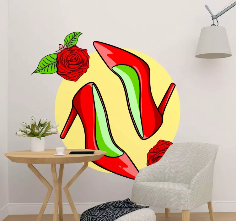 Stylové vysoké podpatky Zvířecí nálepka - TenStickers