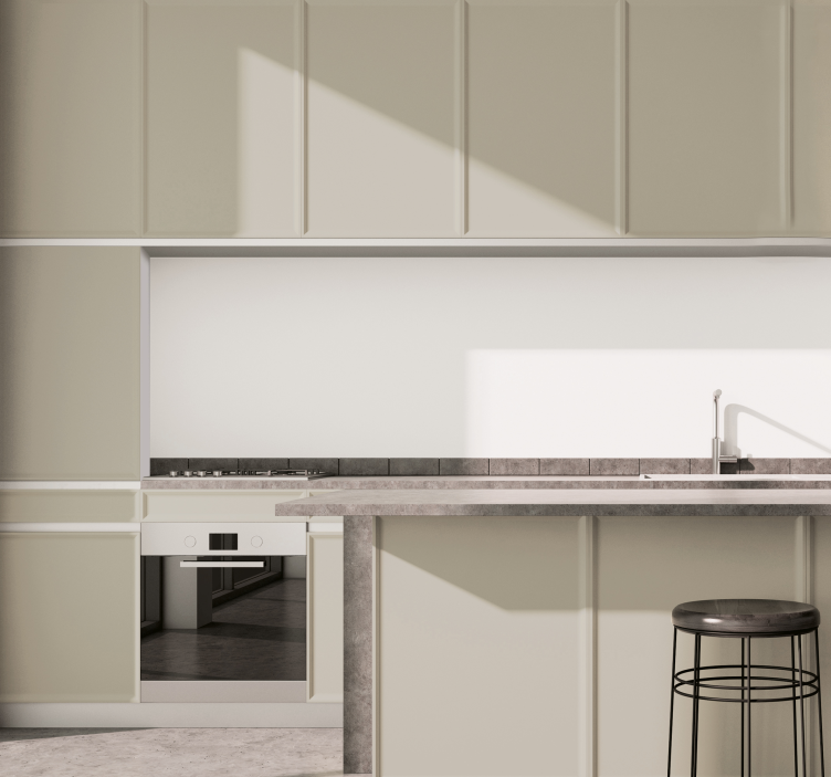 Světle béžové prostěradlo kuchyňská samolepka - TenStickers