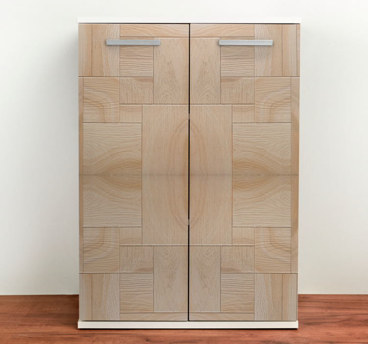 Světle hnědý dřevěný vzor nálepky na nábytek - TenStickers