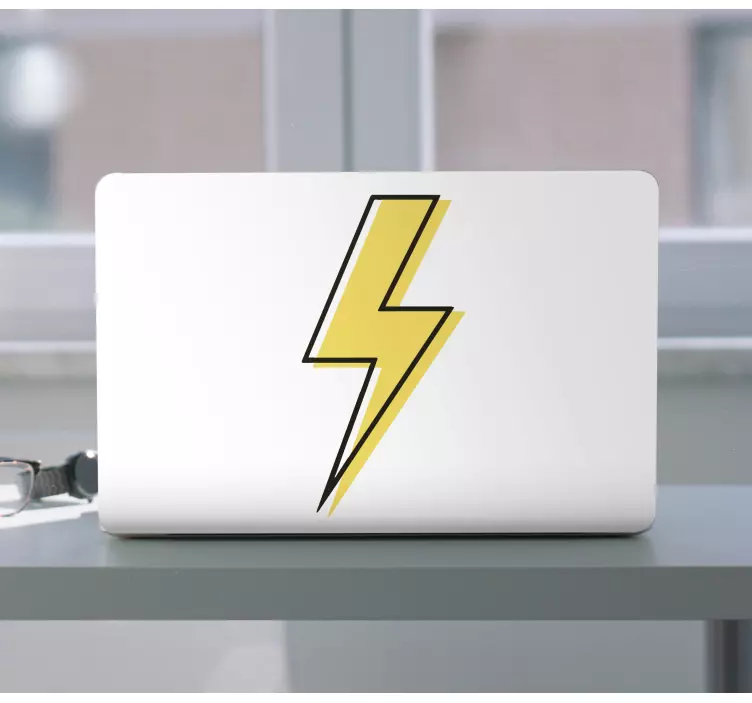 Světle tučné malé a žluté skiny notebooků - TenStickers