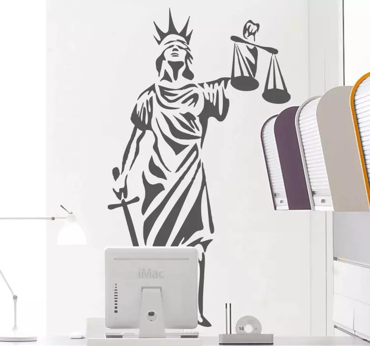 Symbol štítku spravedlnosti - TenStickers