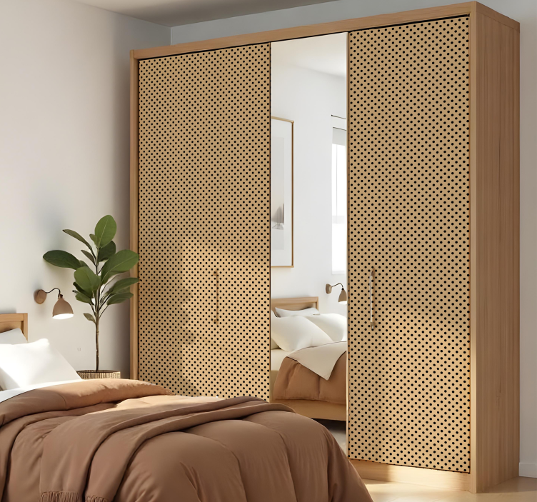 Tečkovaný vzor Nábytek nálepka - TenStickers