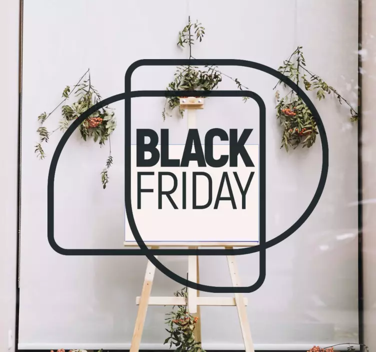 Text oznámení o prodeji samolepka na výlohy - TenStickers