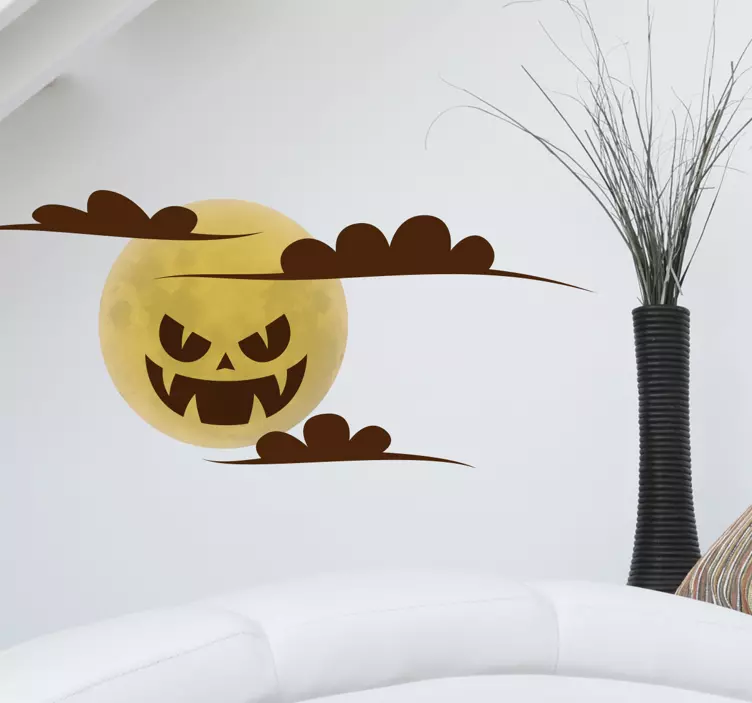 úplněk halloween nálepka - TenStickers