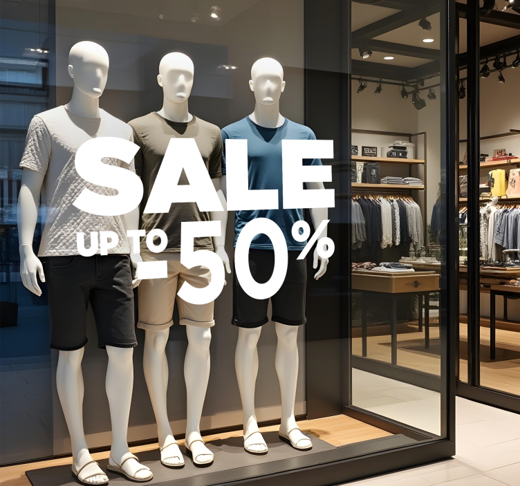 Velká sleva výprodejová samolepka - TenStickers