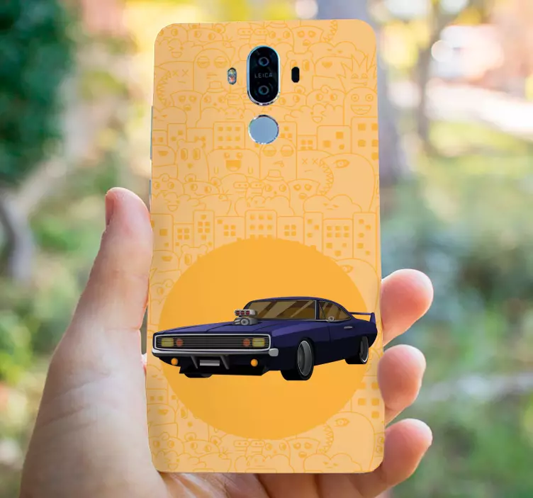 Design vintage závodu Huawei samolepka - TenStickers