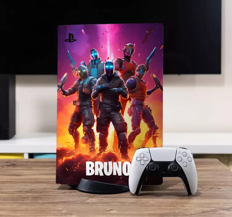 Videoherní bitva Ps5 nálepka - TenStickers