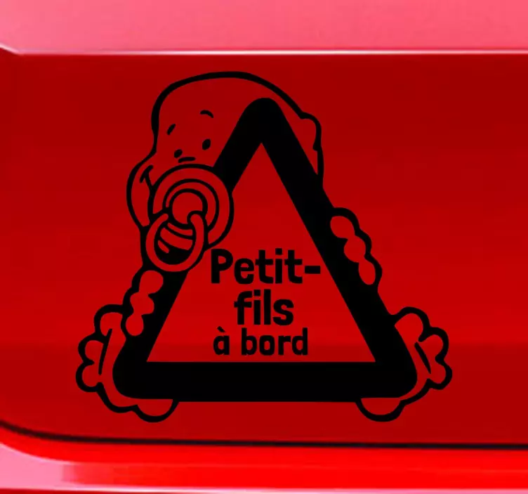 Vinilo decorativo nieto a bordofr Zvířecí nálepka - TenStickers