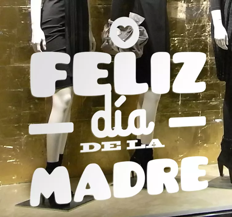 Vinilo etiqueta tienda día de la madre samolepka na výlohy - TenStickers