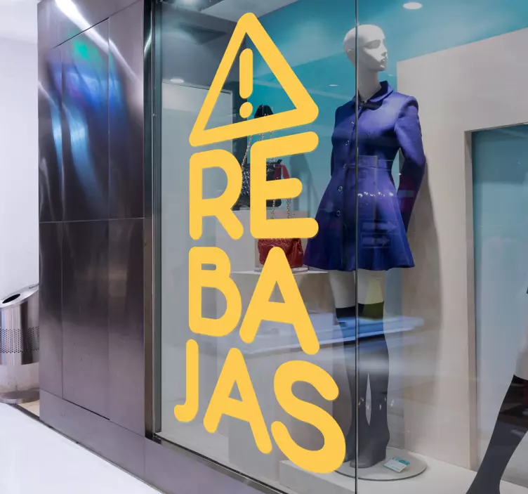 Vinilos para tiendas de rebajas výprodejová samolepka - TenStickers