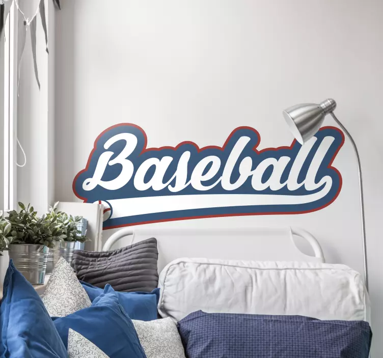 Vinobraní baseball nálepka - TenStickers