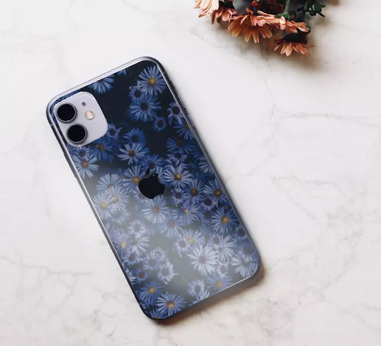 Vintage květiny iphone nálepka - TenStickers