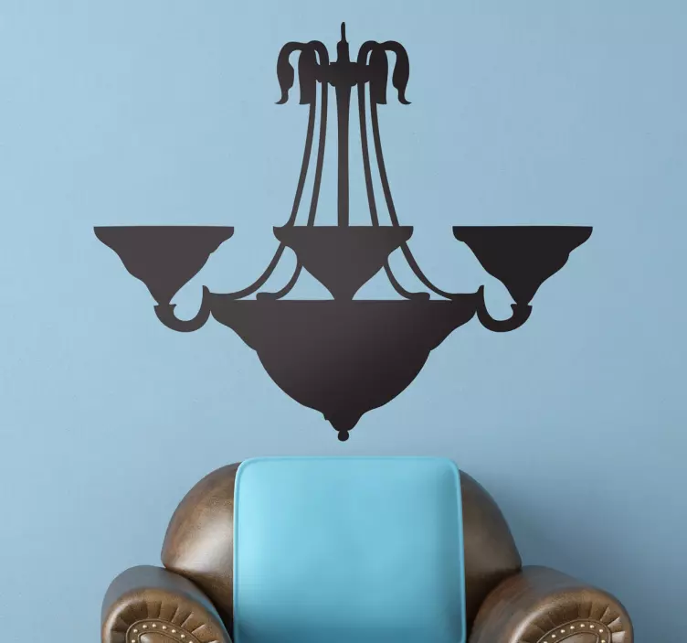 Visí lampa nálepka - TenStickers