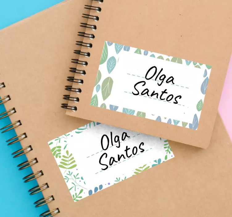 Nálepka na míru rostlinné nálepky na rostliny - TenStickers