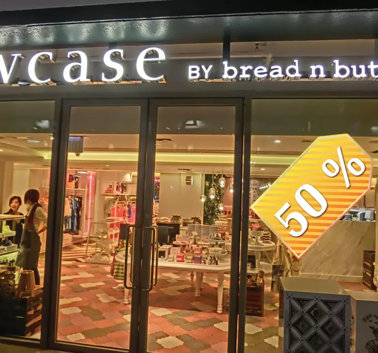 Vlastní prodejní štítek výprodejová samolepka - TenStickers