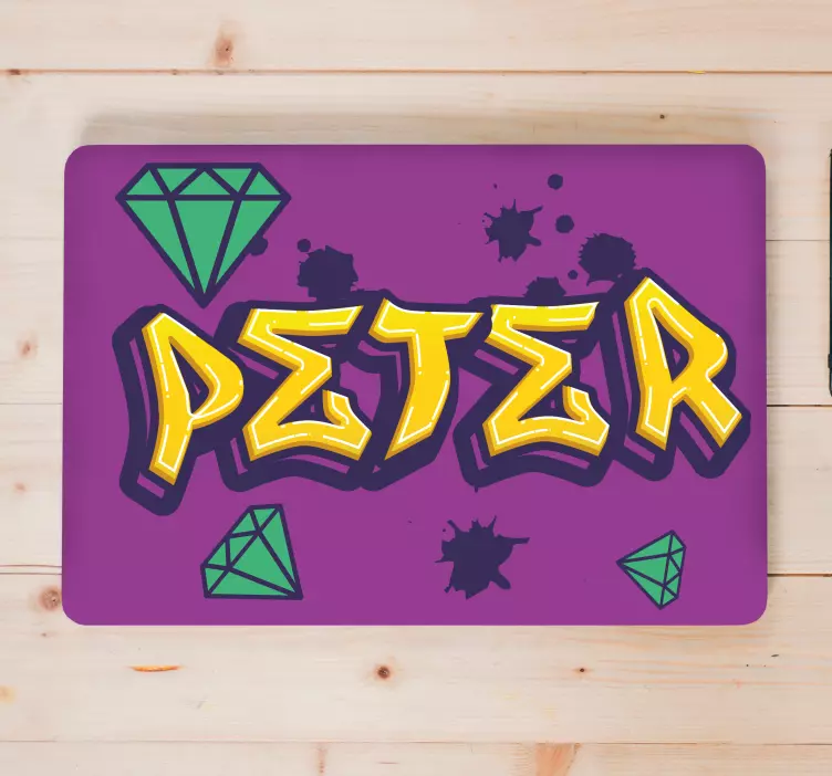 Graffiti-art zakázkové umění Samolepka na notebook - TenStickers