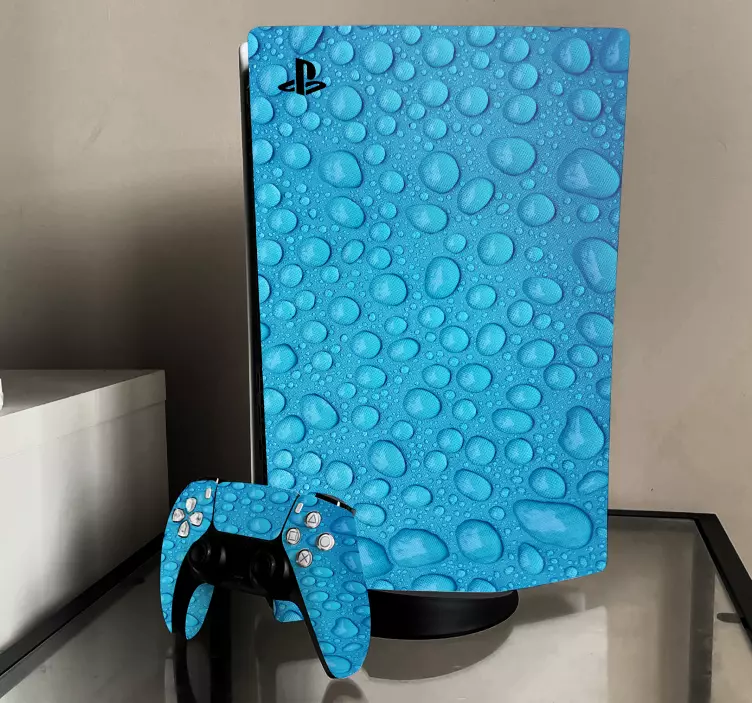 Voda na sklo samolepky ps5 - TenStickers