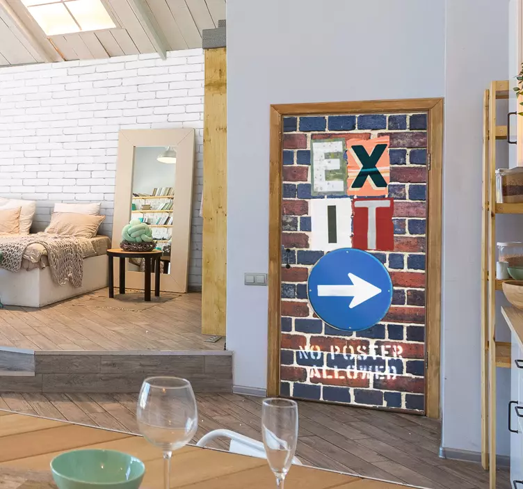 Nálepka na stěnu městského výjezdu - TenStickers