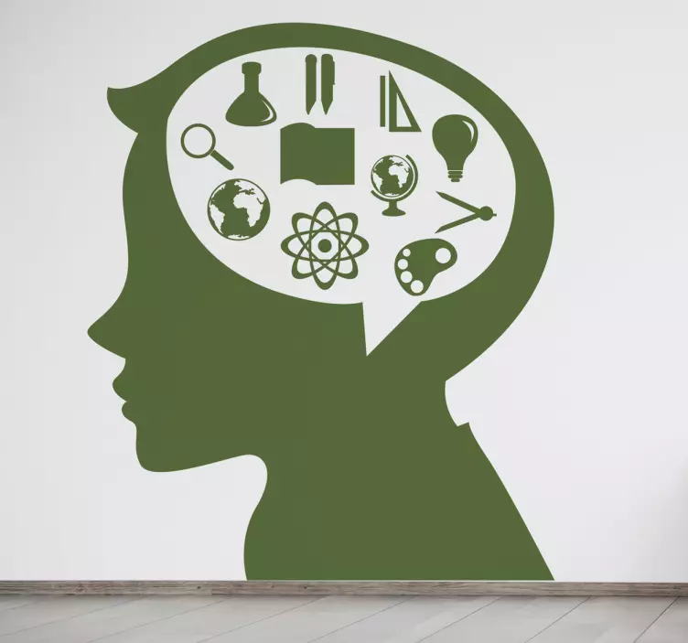 Vzdělávání dítě nálepka na zeď - TenStickers