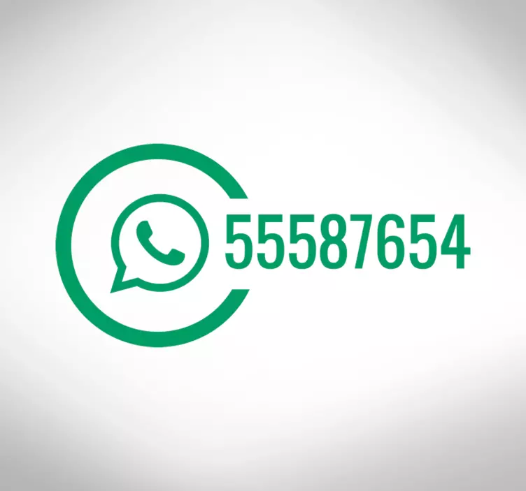 Whatsapp business window nálepka - TenStickers