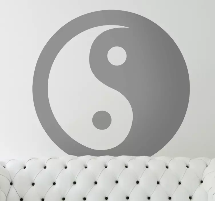 Yin yang samolepka na stěnu - TenStickers