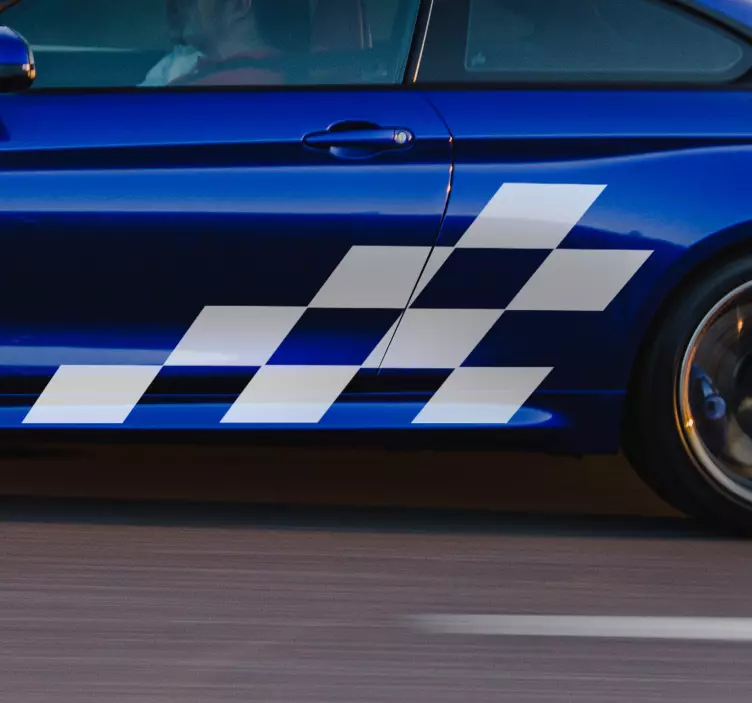 Závodní obrázek auto nálepka - TenStickers