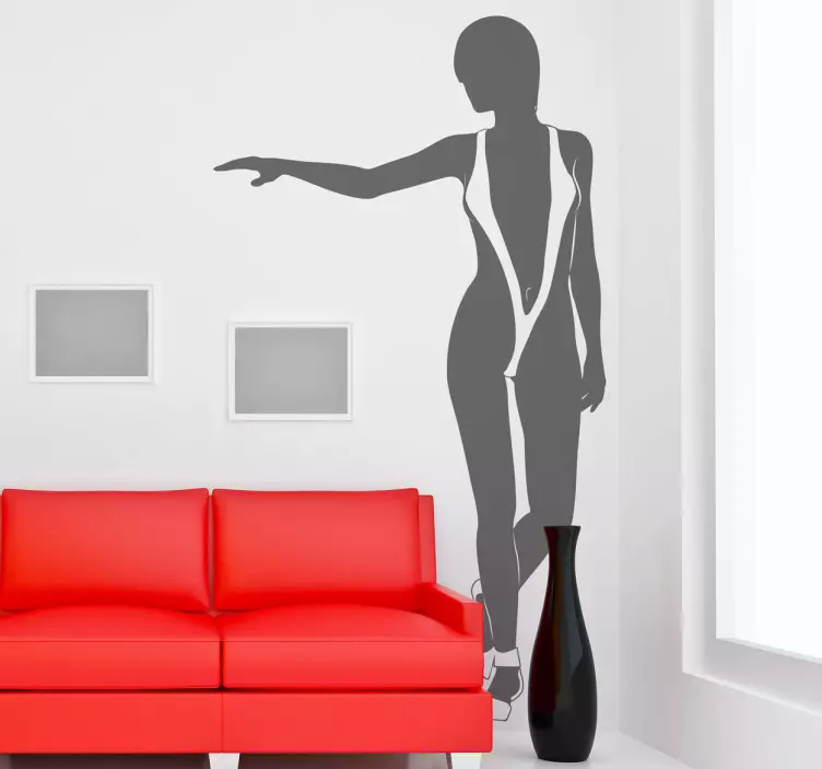 žena v trikini erotické obtisk - TenStickers