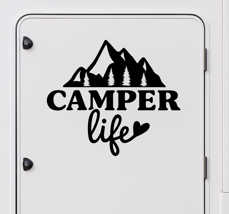 camper life samolepka karavanu - TenStickers