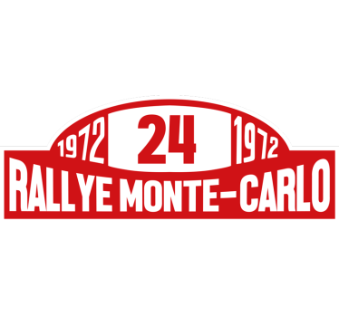 Rally číslo monte-carlo samolepka na auto - TenStickers