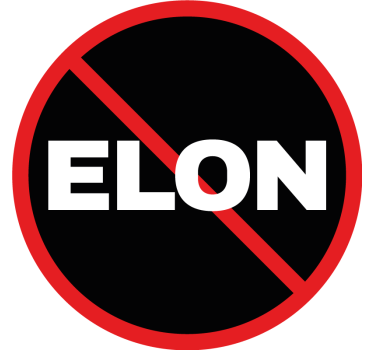 no elon samolepka na auto - TenStickers
