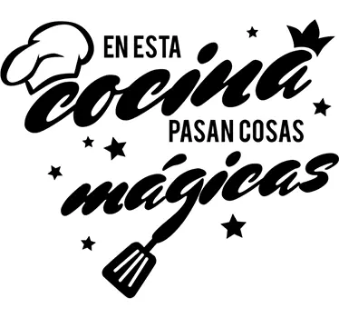 Vinilos para cocinas cosas mágicas kuchyňská samolepka - TenStickers