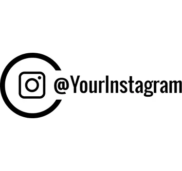 Samolepka na okno instagram na míru - TenStickers