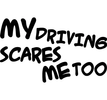 Fráze auto nálepka - TenStickers