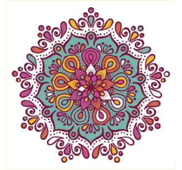 Mandala dlaždice dekorativní vinyl dlaždice přenos - TenStickers