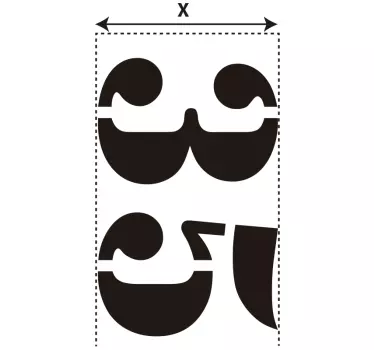 Stikcer číslo kontejnerového domu - TenStickers