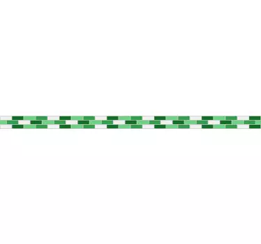 Nálepka zelené dlaždice - TenStickers