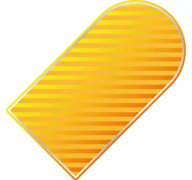 Přizpůsobitelná žlutá nálepka - TenStickers