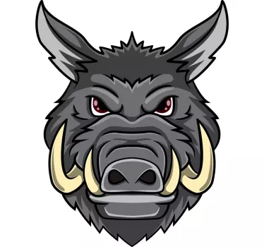 Samolepka z divokých prasat - TenStickers