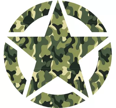 Nálepka vojenského hvězdného vozidla - TenStickers