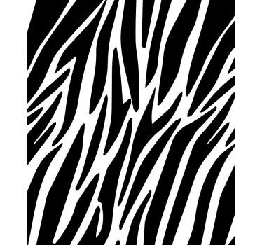Nálepka s oknem pro tisk zebra - TenStickers