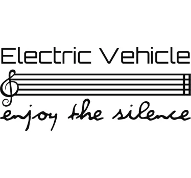 Nálepka s elektromobilem - TenStickers