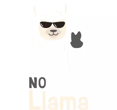 Nálepka bez drama lamy - TenStickers